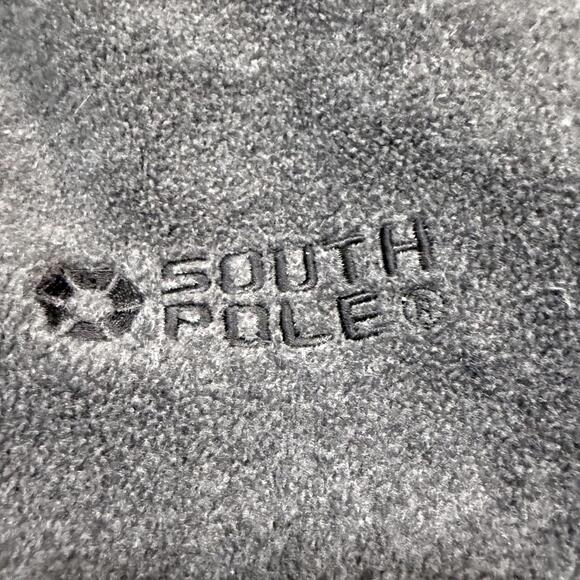 Southpole Jacket Mens Large Gray Reversible Fleece Lined Full Zip Y2K Streetwear - Picture 5 of 9